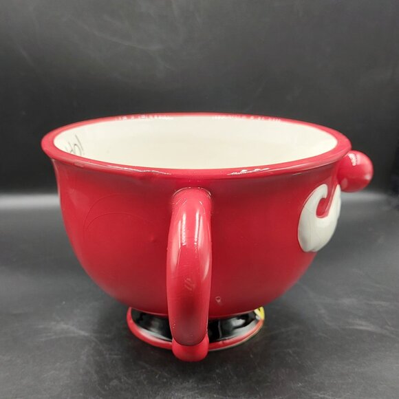 Pier 1 Imports Large Hand Painted Christmas Santa 3D Face Soup Mug Ho Ho Ho - Picture 4 of 8